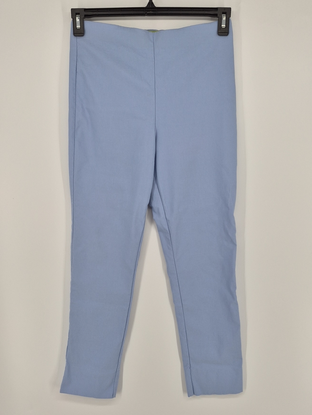 Gretchen Scott Gripe Less Pull On Stretch Ankle Pants Light Blue Women's Medium